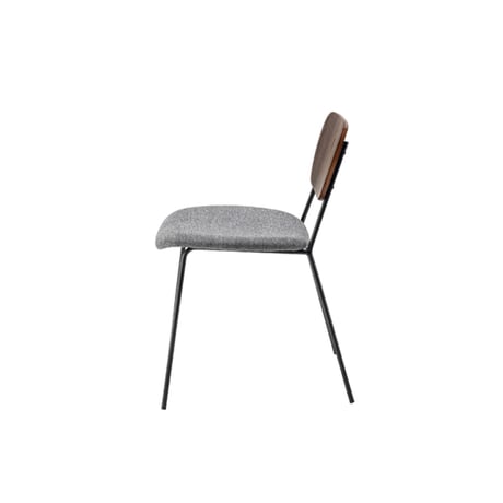 WOOD + FABRIC CHAIR / シンプルでナチュラルな佇まいのカフェチェア / BEIGE , GRAY