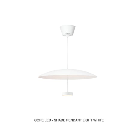 Core LED - shade pendant light / LED内蔵型 / WHITE , BLACK / ペンダントライト / ARTWORK STUDIO