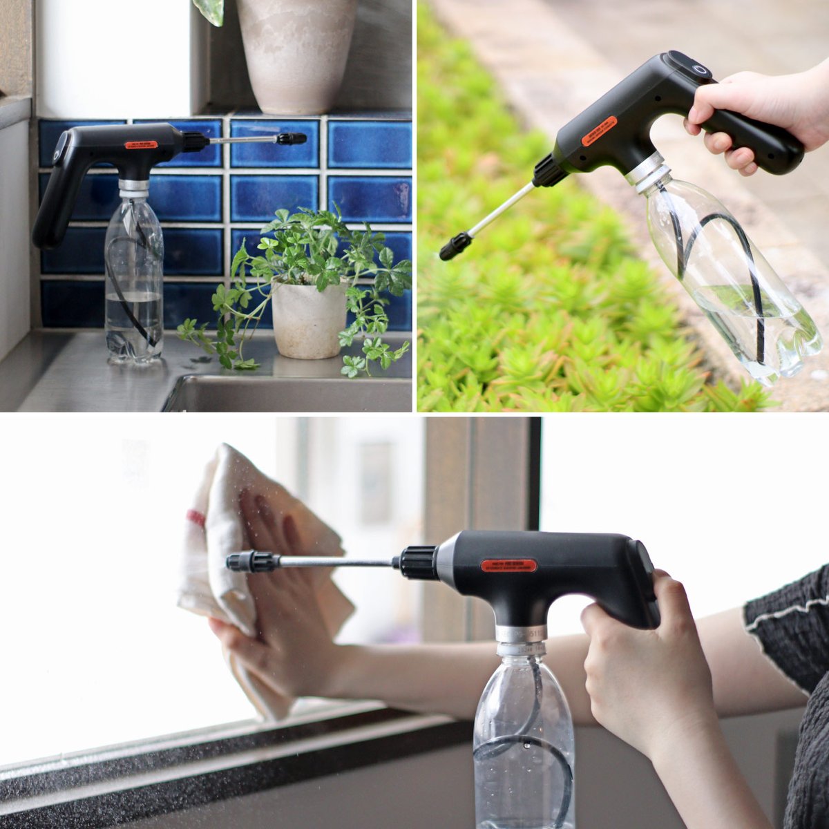 ELECTRIC WATER SPRAYER / ワンタッチで電源が入る充電式の電動