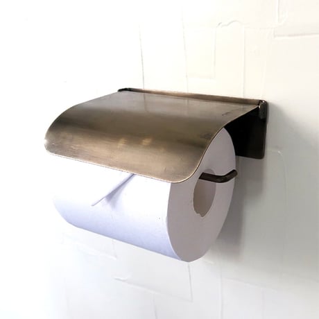 IRON PAPER HOLDER / ビンテージな質感のペーパーホルダー / アイアン トイレットペーパーホルダー / BLACK , GOLD