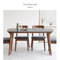 傷に強いセラミック+天然木が美しい / Ceramic dining table 1400  / ダイニングテーブル / GRAY , BLACK  / モダン / W140× D80×H71cm