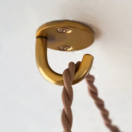 Ceiling Hook / IRON BLACK , BRASS / シーリングフック / 2個入り