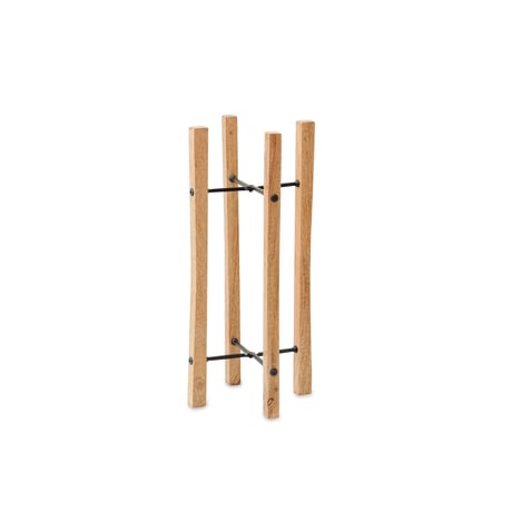 IRON + WOOD FOLDING POT STAND / 植物の目線を上げ高低差を出すことで空間にリズムを与えインテリアのアクセントに。