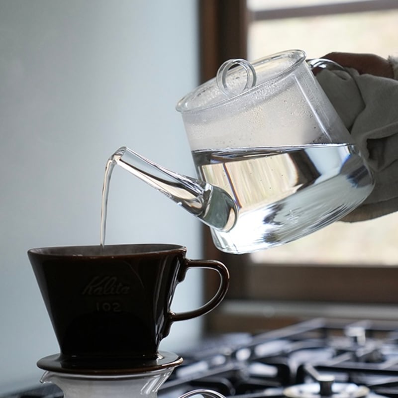 LAPI grass kettle & tea pot / 耐熱ガラスのケテル , ティーポッ