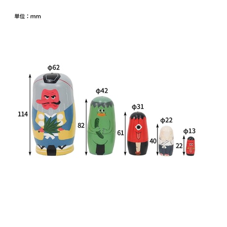 NOOKs matryoshka / マトリョーシカ 妖怪