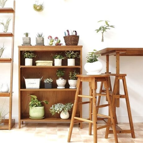 WOOD BOOK SHELF / ラック / 本棚 / 食器棚 / 可動棚  サイズ : W700× D200×H900mm
