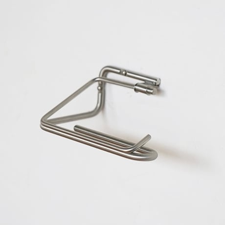 ren ステンレス トイレットペーパーホルダー  / シンプルさと機能美を兼ね備えた真鍮製ハウスパーツ / シングルタイプ