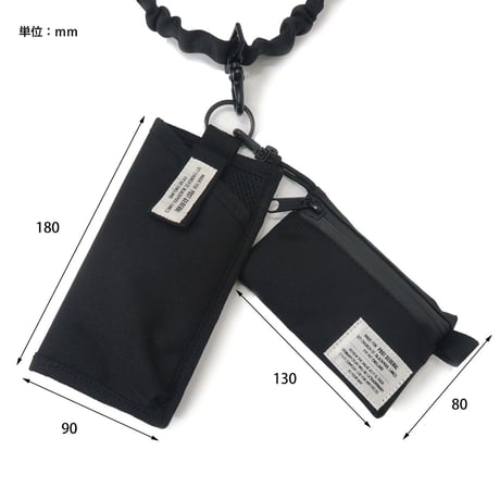 SLING PHONE&COIN POUCH / スリングフォン&コインポーチ  / 携帯ポーチ /  POST GENERAL / ポストジェネラル