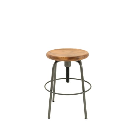 IRON × WOOD STOOL / 無骨さが空間を引き締めるアークスツール