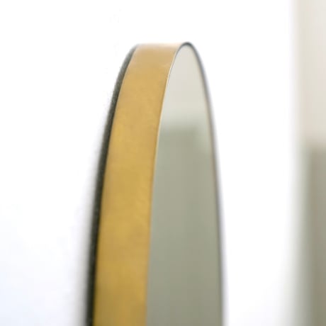 BRASS ROUND MIRROR 600 / 上質さをプラスして空間全体の完成度を上げてくれる真鍮ミラー / φ60cm