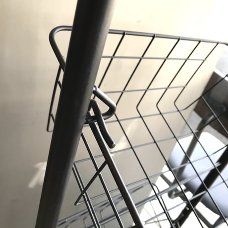 BASKET RACK 3ST / バスケットラック3段 / WHITE , BLACK / H103cm