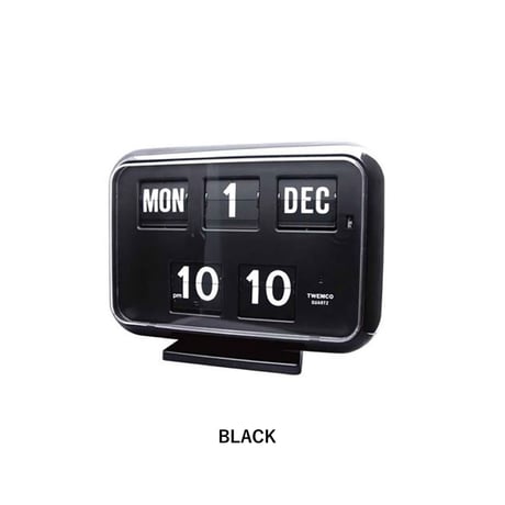 Twemco Digital Calendar Clock / " GRAY " BLACK / デジタルカレンダークロック
