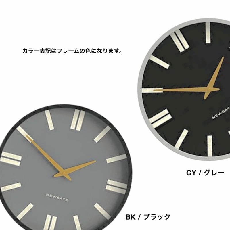 NEW GATE / Plaza - WALL CLOCK / GRAY , BLACK / ...