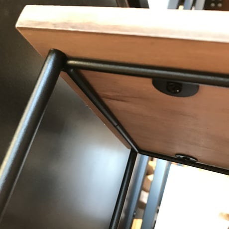 IRON×PINE WOOD RACK  BK / HIGH RACK / ラック / サイドテーブル / 収納棚 / 小物収納 サイズ : W28×D20×H60cm