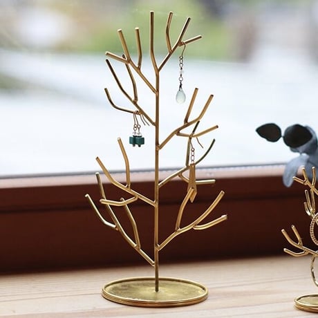 ツリー型のおしゃれなアクセサリースタンド / ピアス / アクセサリーホルダー / 店舗什器