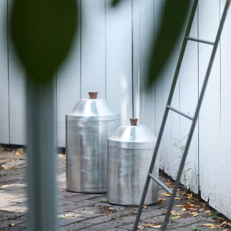 Aluminum canister 02 / S , Lサイズ / 使い込むほどに愛着が湧く大きなキャニスター / キッチン収納 /  重ねて収納