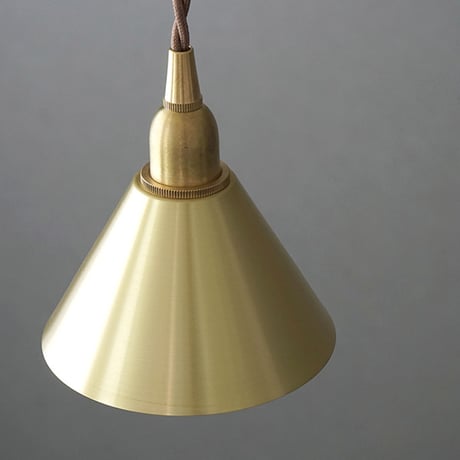 BRASS PENDANT 02 / ブラスシェード + ペンダントライト灯具 60cmセット / E17 / ダイニング照明 リビング照明 キッチン照明 / シンプル モダン