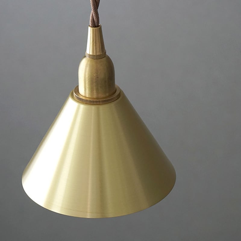 BRASS PENDANT 02 / ブラスシェード + ペンダントライト灯具 60cmセット