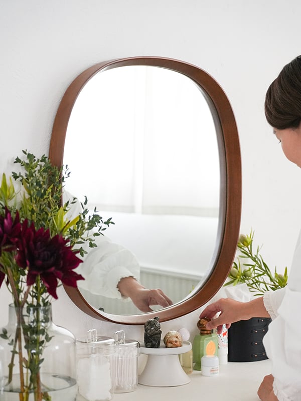 AXCIS.INC / kurve mirror / クルベエリップス / ウォールミラー