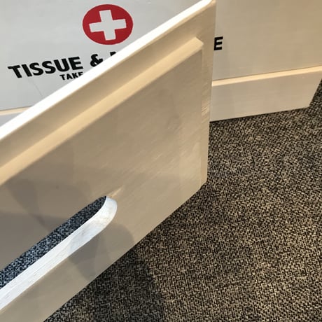 TISSUE BOX / ティッシュ+マスクボックス WHITE  / WOOD