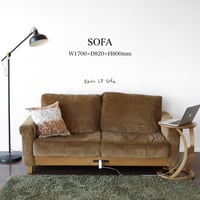 SOFA / LP Sofa  / BROWN / KHAKI  / コーディロイソファ ▶︎W1700×D820×H800 SH380/280mm 2P SOFA  ▶︎NEW   GRAY 限定