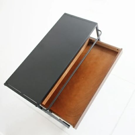 walnut × steel WAGON SHELF / 収納ワゴン / ラック  / キッチン リビング収納 / サイズ : W850×D420×H900mm / WAGON