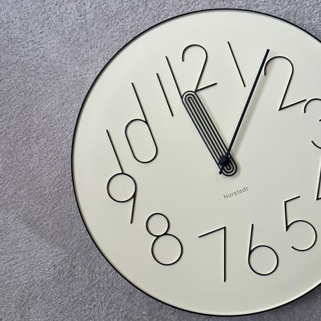 Boork sweepmovement clock / シンプルモダンなデザインとレトロなディテールの掛け時計 / BEIGE , GRAY