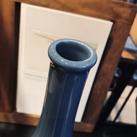 バイカラーのスタイリッシュなフラワーベース / BLACK&BLUE / 花瓶 / 一輪挿し / H 34cm / 北欧ナチュラル / スタイリッシュモダン
