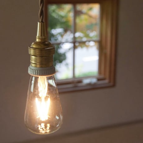E26 / AXCIS BRASS PENDANT / 真鍮ペンダント灯具 バルブ / 30cm , 60cm , 100cm / シーリングカバー無し