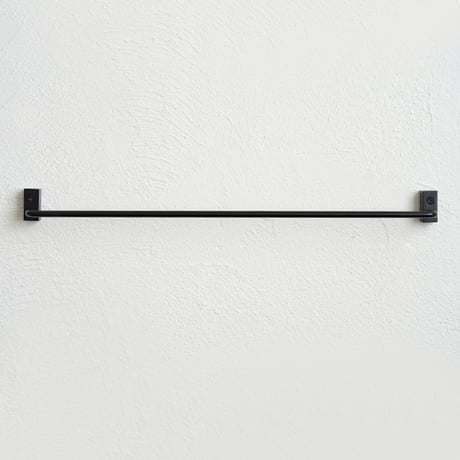 VOL IRON TOWEL LONG HANGER / スタイリッシュなハウスパーツ / IRON BLACK