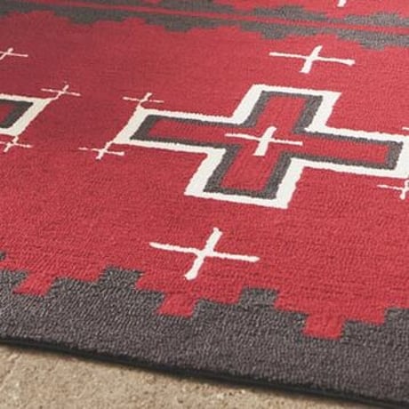 ART WORK STUDIO / NATIVE RUG ▷Cross / ラグ / リビングラグ / オールシーズン / ネイティブ柄 / size L 2000×1400×10mm