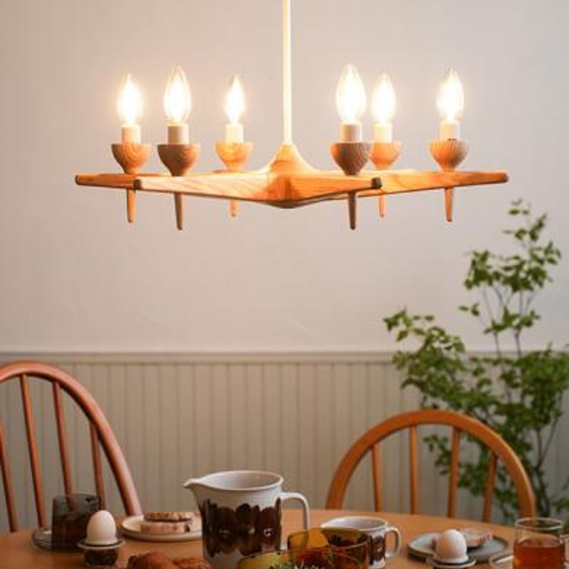 ウッド　シャンデリア slöjd WOOD CHANDELIER / スロイド ウッドシャンデリア ライト/ E1