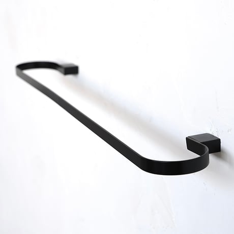 Curve / アイアンタオルハンガー  / Mサイズ , Lサイズ / 約w455×d100×h15mm / GRAY , BLACK / ハウスパーツ / IRON TOWEL HANGER