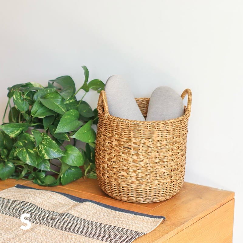 ROUND BASKET / 2 SIZE SET / 暮らしに寄り添いシーンを選ばず使えるこ