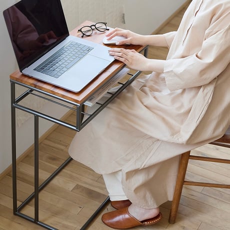 WOOD+IRON WIDE SIDE TABLE / ライフスタイルを快適にお部屋に合わせやすいサイドテーブル / shesayの家具