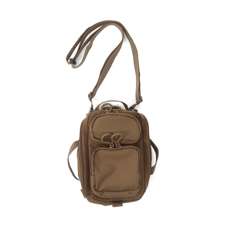 4WAY BACKPACK POUCH / ショルダーベルトの取り外しができるマルチユースポーチ / WOLF BROWN , BLACK