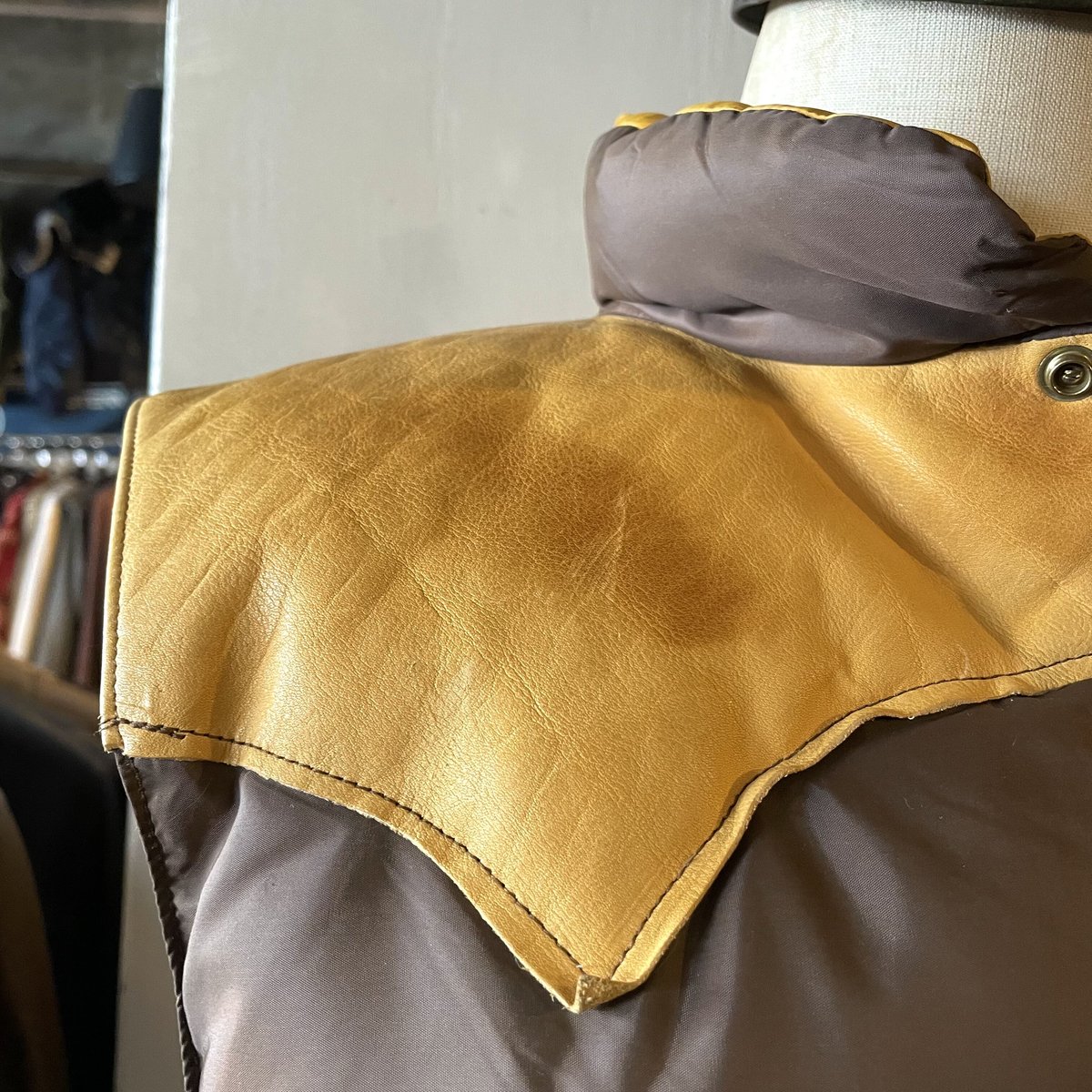 70s Rocky Mountain ダウンベスト USA製 レザーヨーク ロッキー 70s Rocky Mountain ダウンベスト USA製 レザーヨーク ロッキー