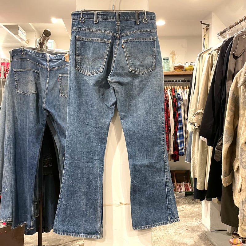 送料無料◆2024新品  1979年 646 Levis USA製 ベルボトム オレンジタブ スモールe パンツ