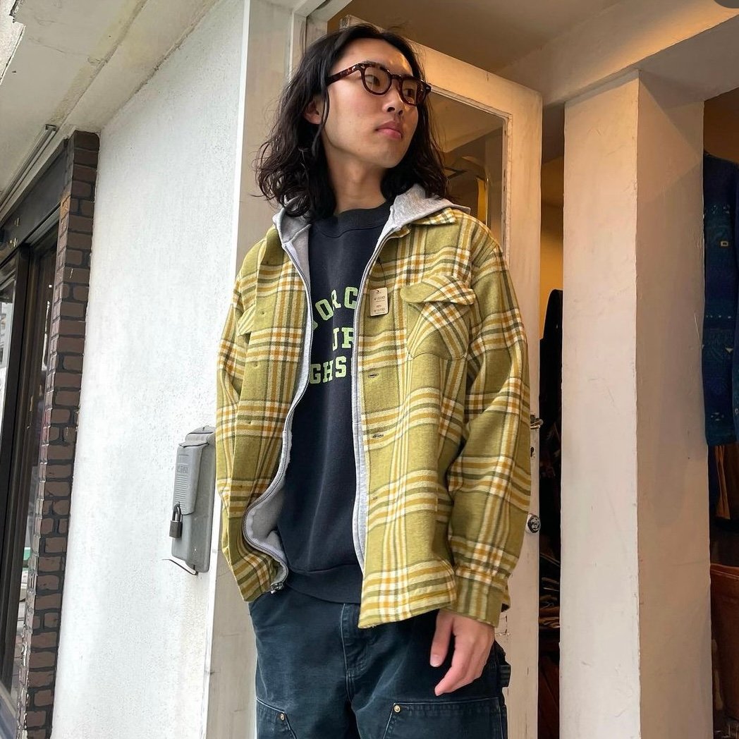 60s PENDLETON ウールチェックシャツ ペンドルトン 好配色 60s PENDLETON ウールチェックシャツ ペンドルトン 好配色