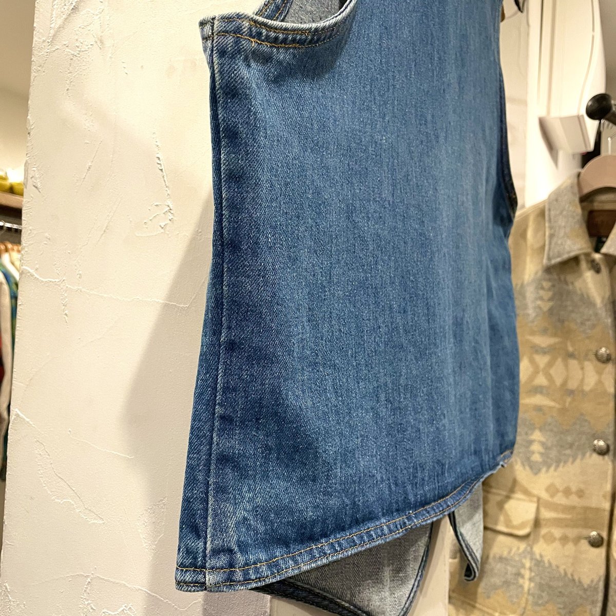 Levis 70s USA製 オレンジタブ デニムベスト リーバイス (S0646