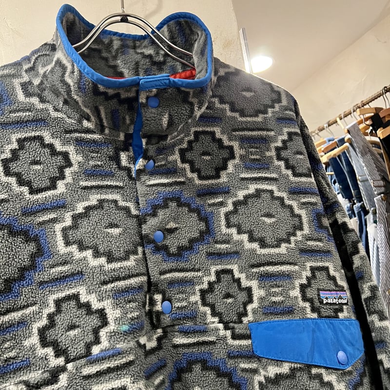 Patagonia シンチラスナップT パタゴニア 総柄 フリースジャケット