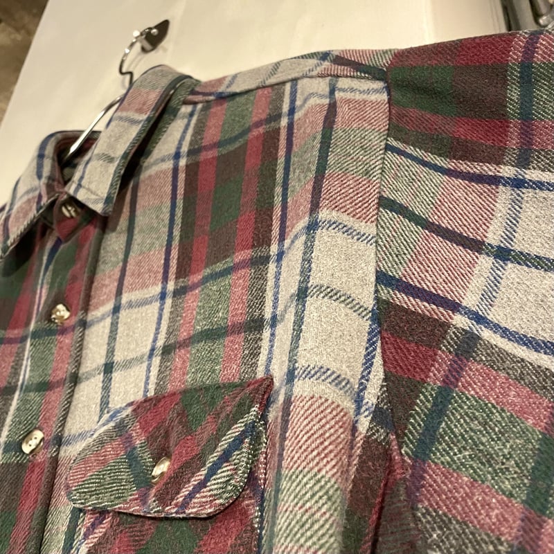 80s FIVE BROTHER ネルシャツ ファイブブラザー USA製 コットン