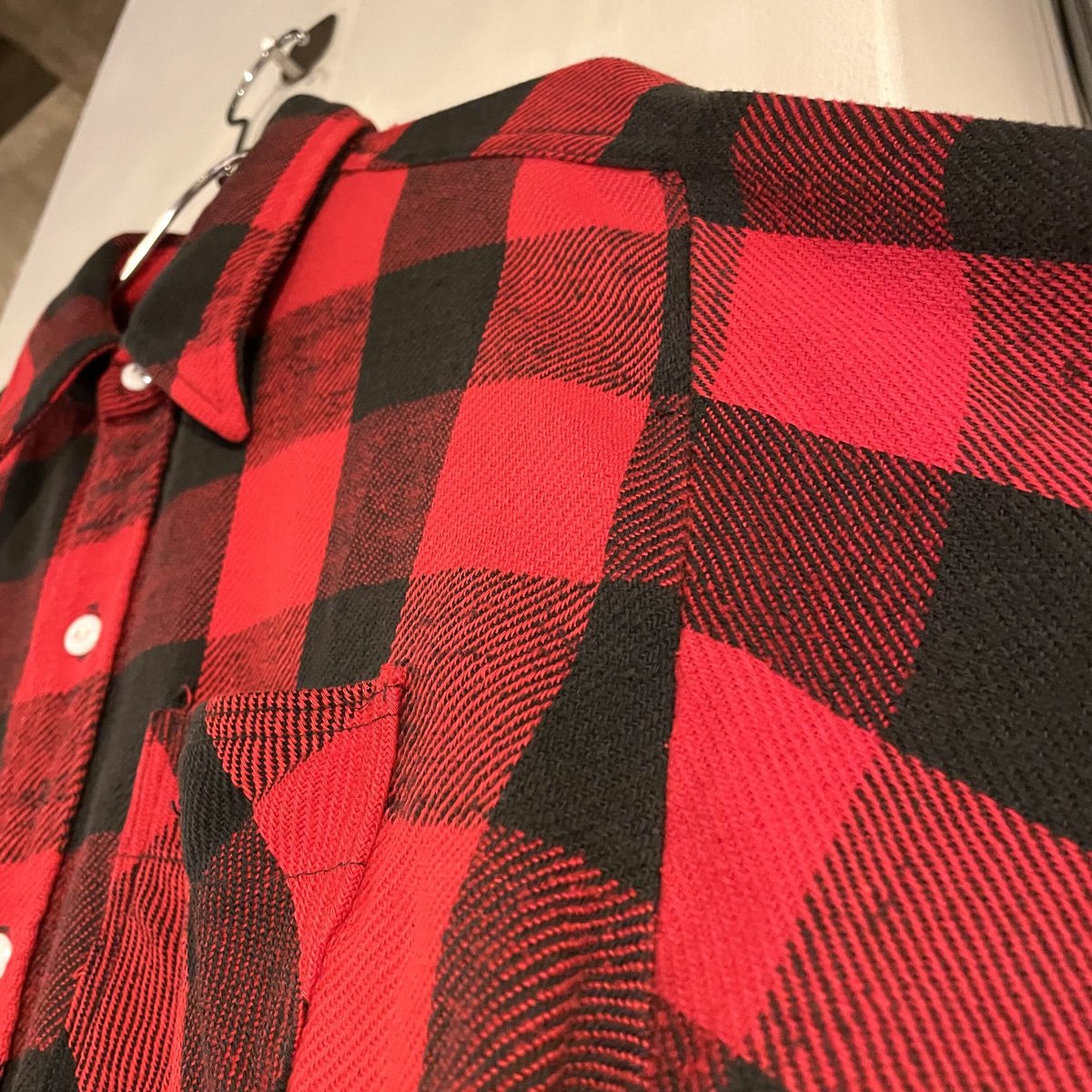 70s BIG MAC ネルシャツ USA製 L 赤×黒 バッファローチェック 70s BIG MAC ネルシャツ USA製 L 赤×黒 バッファローチェック