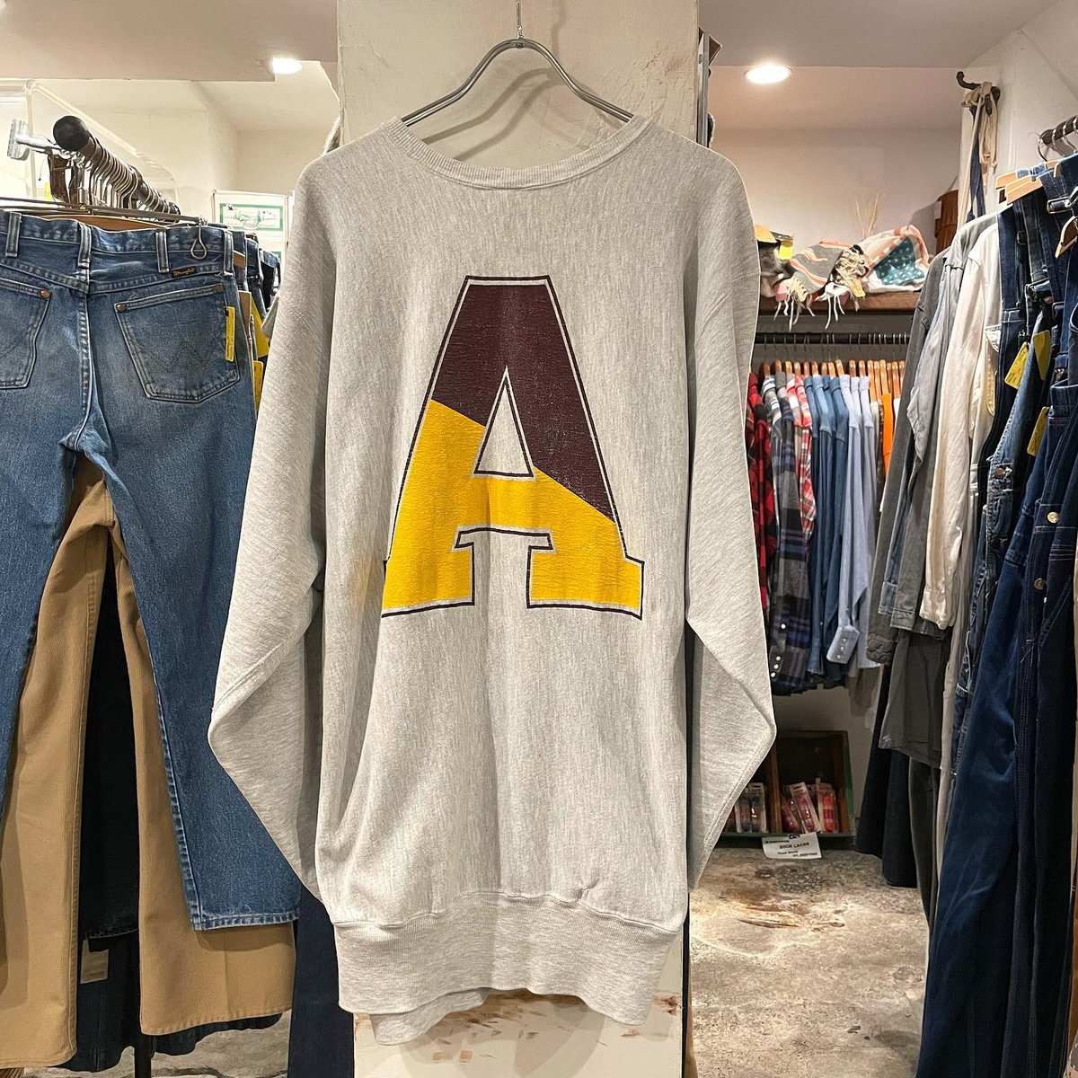 90s Champion リバースウィーブ reverse weave バックプリント ANK...