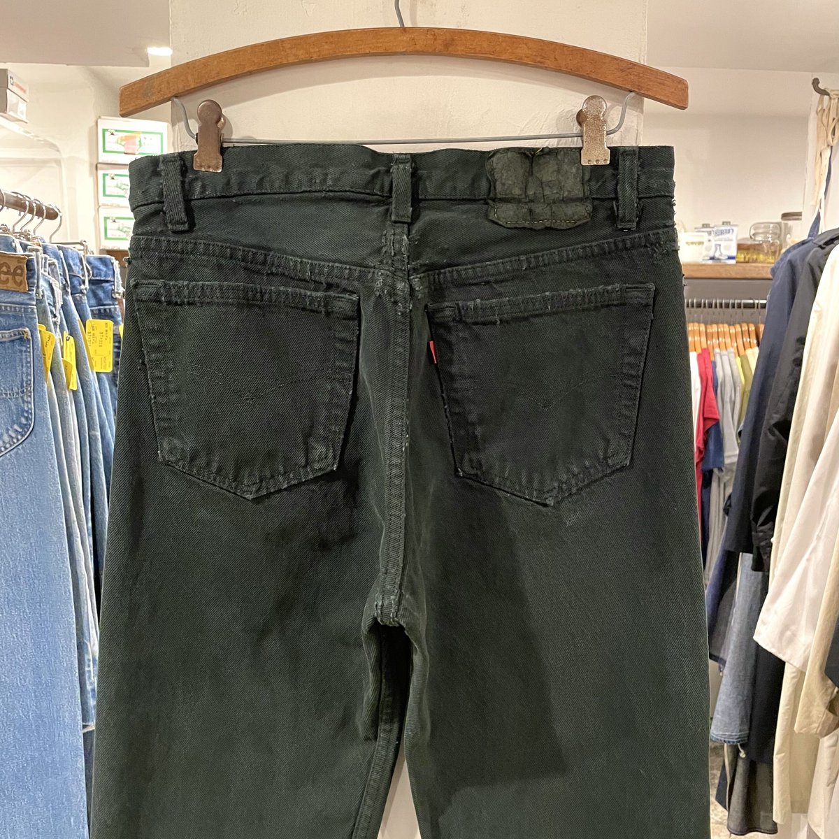 Levi's 501 90年代 リーバイス501 後染めグリーンデニム USA製 1991年