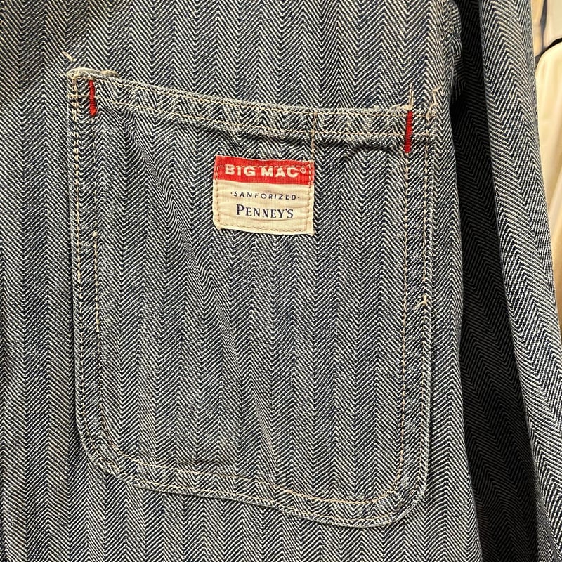 BIG MAC HBT オールインワン ヘリンボーンツイル PENNEY'S GRIPPERジ