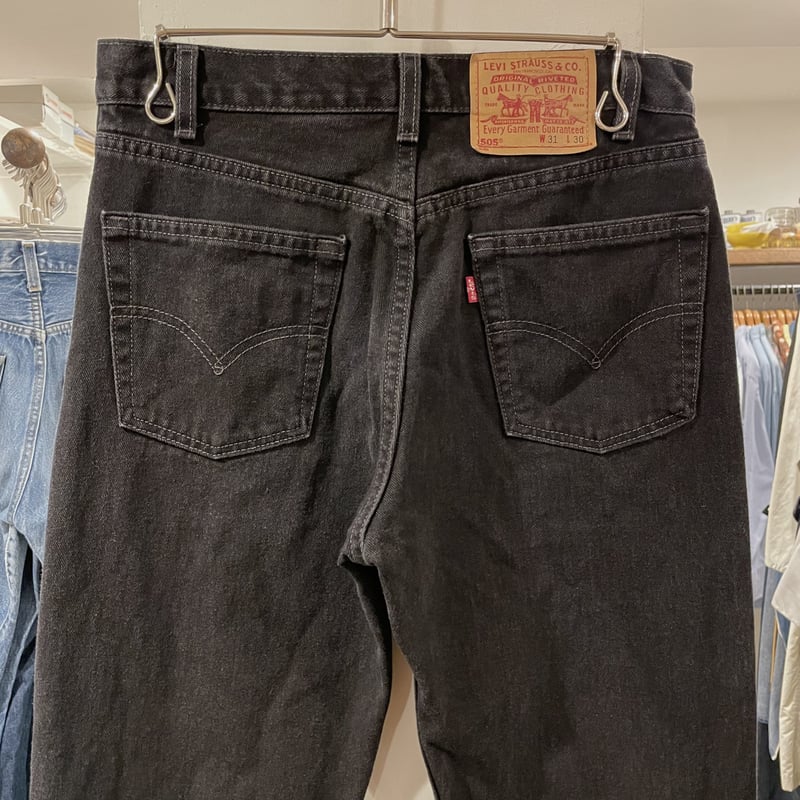 Levi's 505-0260 ブラックデニムパンツ リーバイス USA製 （S0846） ...