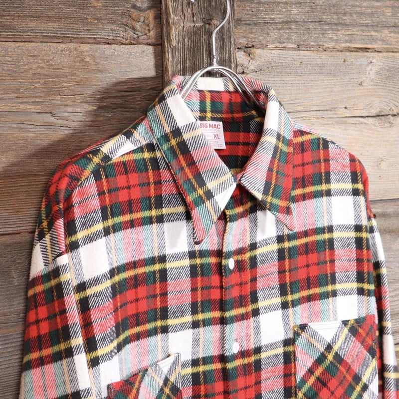 BIG MAC ネルシャツ 70年代 ビッグマック チェック柄 (Y0536) | DUFF