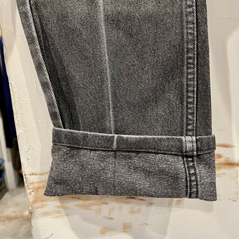 90s~ Levi's 505 後染め ブラックデニム ボタン裏522 オレンジタブ USA