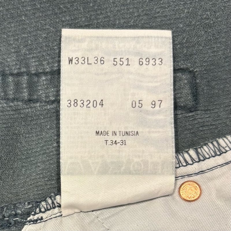 90s Levi's 551 6933 コーデュロイパンツ ユーロ リーバイス グリーン